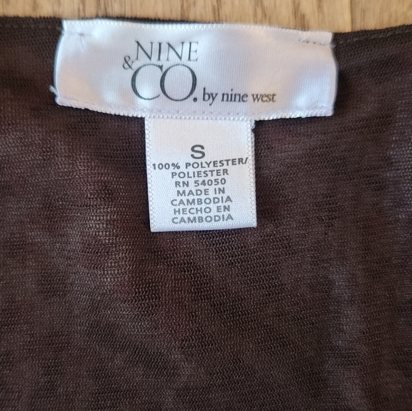 Nine & Co By Nine West Pretty Patterned Dress-Women’s Size Large Sleeveless - Picture 2 of 8